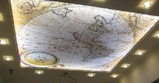 Натяжной потолок с фотопечатью Благовещенск, цена от 6349 руб.